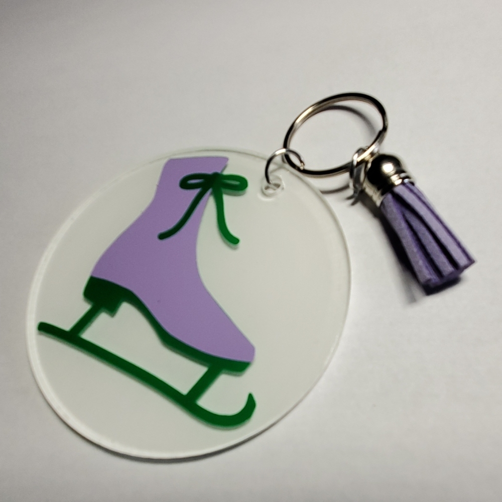 Ice Skate Bag Tag